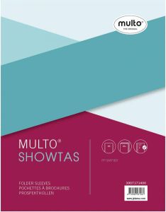 Multo geperforeerde showtas ft A5 17-gaatsperforatie 80 micron gekorreld