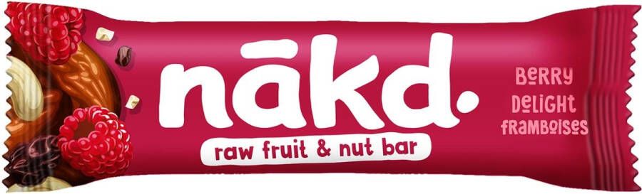 Nakd Berry Delight reep van 35 g pak van 18 stuks