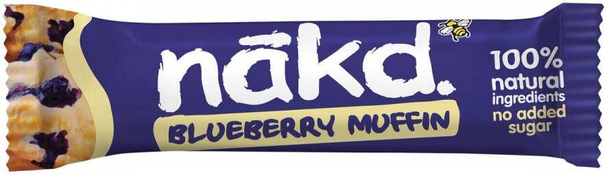 Nakd Blueberry Muffin reep van 35 gr pak van 18 stuks