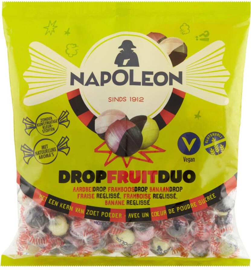 Napoleon snoepjes duo drop fruit zak van 825 gram