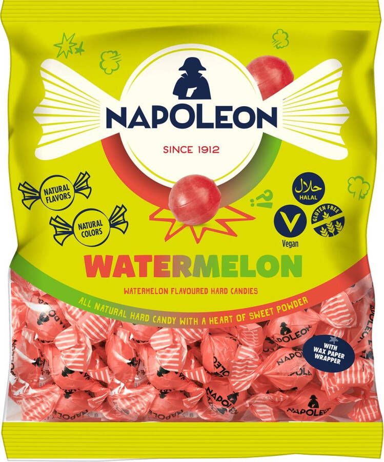 Napoleon snoepjes watermeloen zak van 1 kg