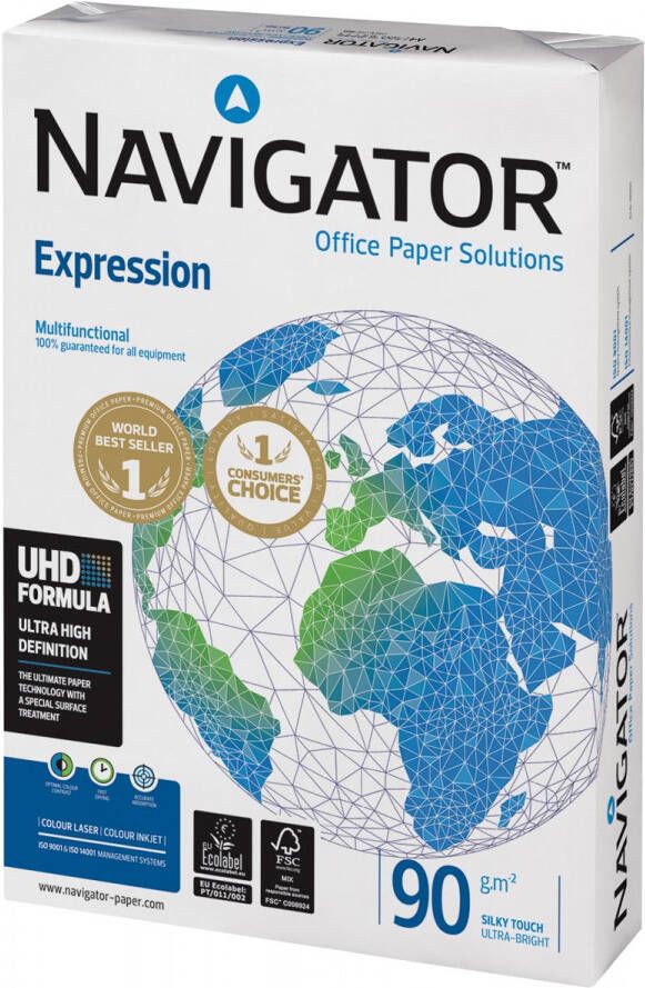 Navigator Expression presentatiepapier ft A4, 90 g, pak van 500 vel online kopen