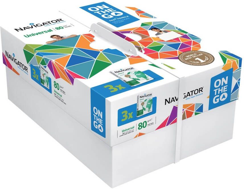 Navigator On The Go printpapier ft A4 80 g pak van 500 vel
