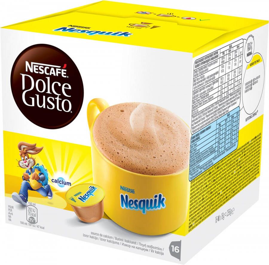 Nescafé Dolce Gusto koffiecapsules Nesquik pak van 16 stuks