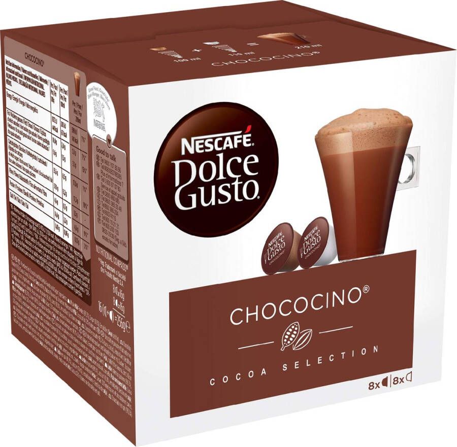 Nestle Nescafé Dolce Gusto koffiecapsules Chococino pak van 16 stuks