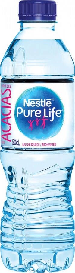 Nestlé Pure Life Nestle niet bruisend water Aquarel flesje van 50 cl pak van 24 stuks