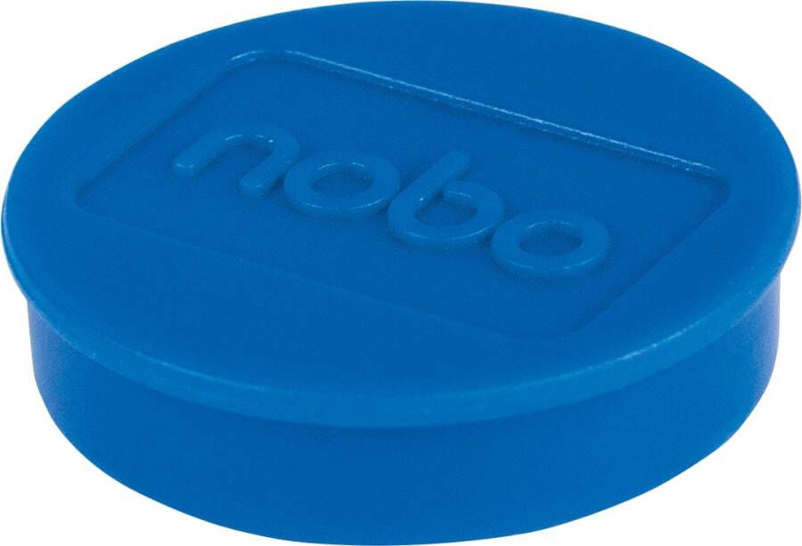 Paagman Nobo magneten diameter van 30 mm blauw blister van 4 stuks