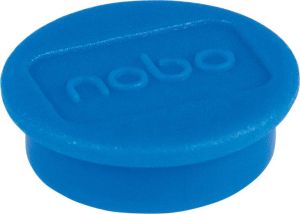 Nobo magneten voor whiteboard diameter van 13 mm pak van 10 stuks blauw
