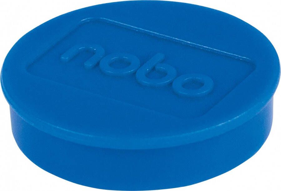 Nobo magneten voor whiteboard diameter van 32 mm pak van 10 stuks blauw