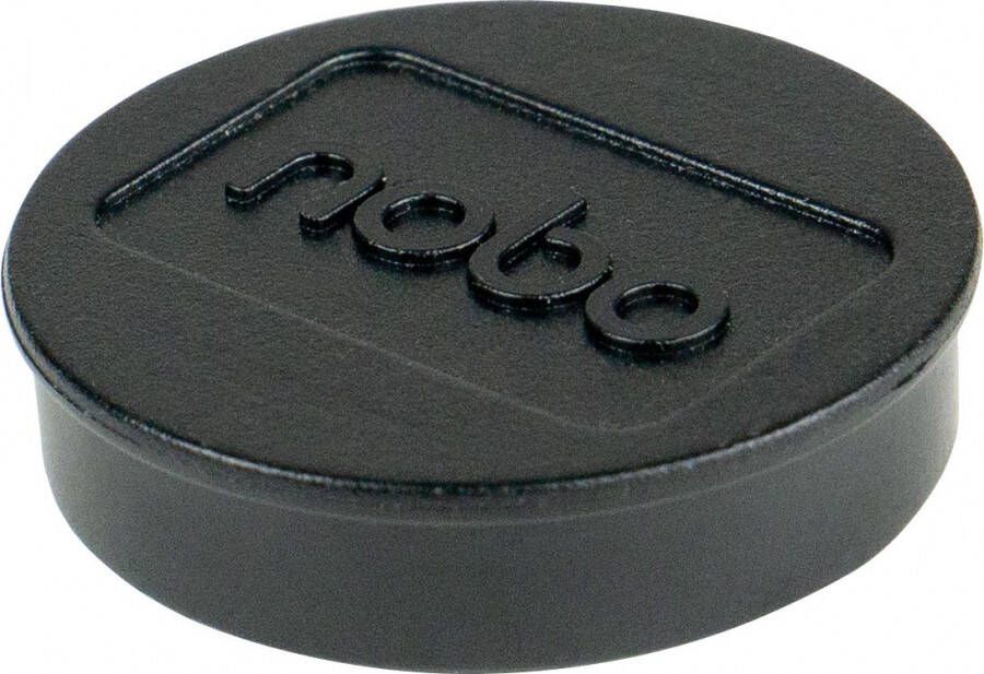 Nobo magneten voor whiteboard diameter van 32 mm pak van 10 stuks zwart