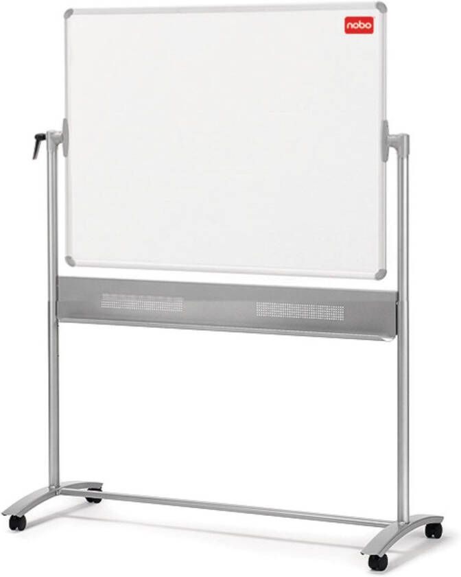Nobo mobiel magnetisch whiteboard kantelbaar emaille ft 150 x 120 cm