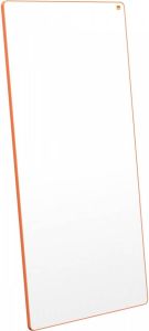 Nobo Move & Meet whiteboard paneel ft 180 x 90 cm met oranje kader
