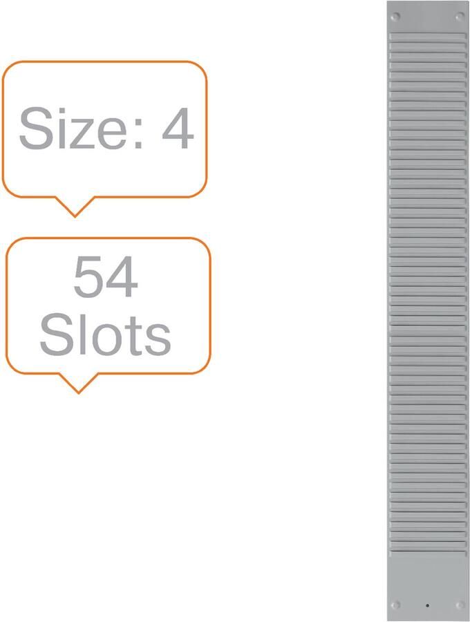 Nobo planbordpaneel index 4 54 vakjes ft 96 x 12 8 cm