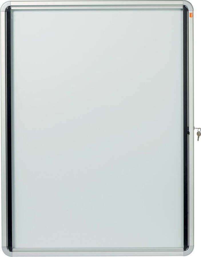 Nobo Premium Plus buitenvitrine draaideur met slot magnetisch 9 x A4