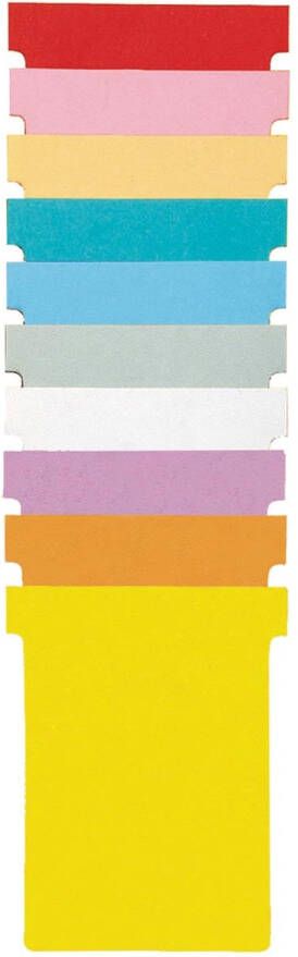 Nobo T-planbordkaarten index 1 5 ft 53 x 45 mm wit