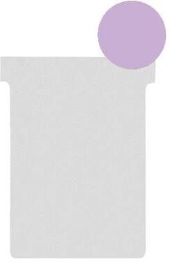 Nobo T-planbordkaarten index 2 ft 85 x 60 mm violet
