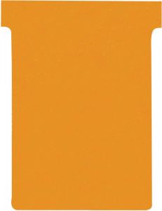 Nobo T-planbordkaarten index 3 ft 120 x 92 mm oranje