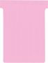 Nobo T-planbordkaarten index 3 ft 120 x 92 mm roze - Thumbnail 1