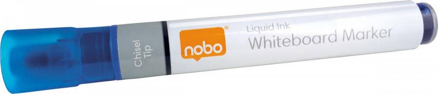 Nobo Vloeibare Inkt Whiteboard Markers Beitelvormige punt Pak van 10 stuks
