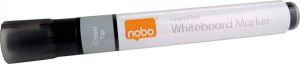 Nobo whiteboardmarker beitelvormige punt pak van 10 stuks zwart