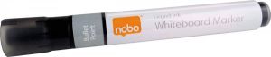 Nobo Viltstift whiteboard Liquid ink drymarker rond zwart 3mm