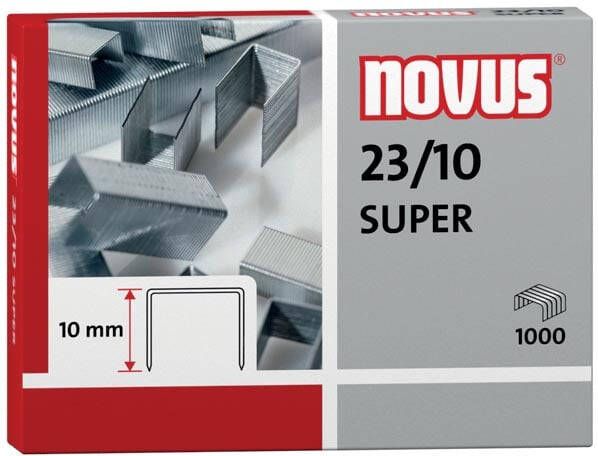 Novus 23 10 SUPER Doos ?? 1.000 stuks nietjes