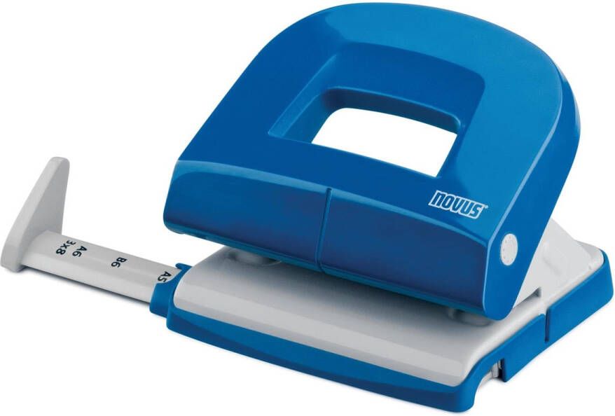 Novus E 216 blauw glanzend perforator