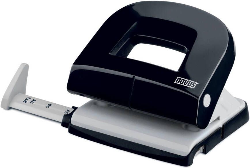 Novus E 216 zwart grijs perforator