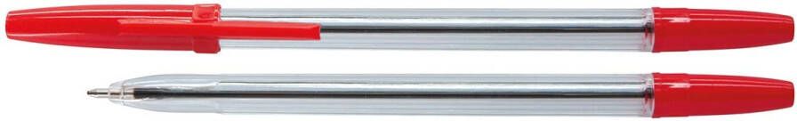 Office Products balpen 0 7 mm rood