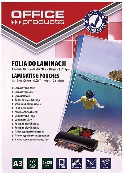 Office Products lamineerhoes ft A3 250 micron (2 x 125 micron) pak van 100 stuks