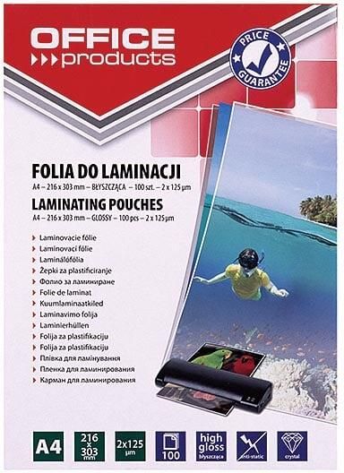 Office Products lamineerhoes ft A4 250 micron (2 x 125 micron) pak van 100 stuks