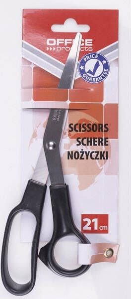 Office Products schaar 21 cm zwart op blister