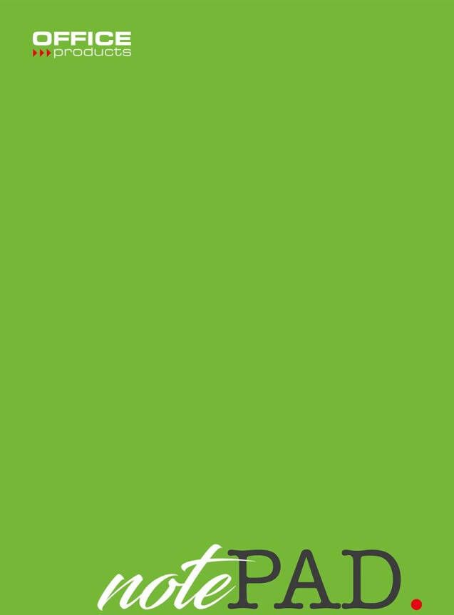 Office Products schrijfblok 60 g m² ft A4 geruit 5 mm blok van 50 vel