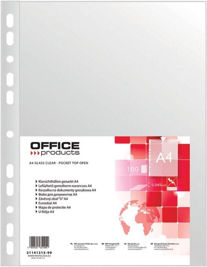 Office Products showtas A4 45 microns pak van 100 stuks