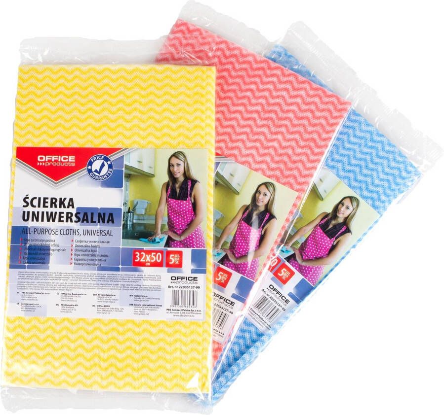 Office Products universele microvezeldoek ft 30 x 30 cm
