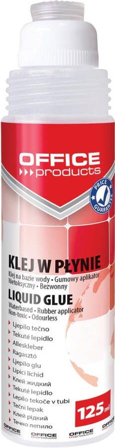 Office Products vloeibaar lijm transparant 125 ml