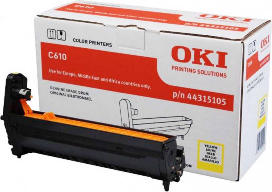 Oki Drum Kit geel 20000 pagina&apos s 44315105 C610