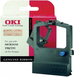 OKI Black Nylon Ribbon for ML590 591