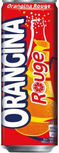 Orangina Red frisdrank sleek blik van 33 cl pak van 24 stuks