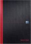 HAMELIN OXFORD Black n' Red gebonden boek A4 blanco 96 vel 90g harde kartonnen kaft - Thumbnail 1