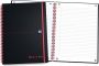 Oxford BLACK N&apos; RED spiraalblok kunststof 140 bladzijden ft A4 gelijnd - Thumbnail 2