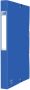Oxford Elastobox Eurofolio A4 25mm 3 kleppen 600gr blauw - Thumbnail 1