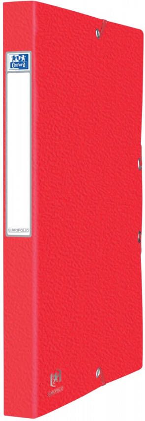 Oxford Elba elastobox Eurofolio rug van 2 5 cm rood