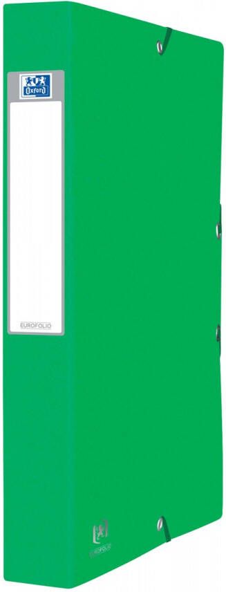 Oxford Elba elastobox Eurofolio rug van 4 cm groen