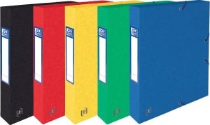 Oxford Elba elastobox Top File+ rug van 4 cm geassorteerde kleuren