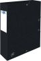 Oxford Elba elastobox Top File+ rug van 6 cm zwart - Thumbnail 1