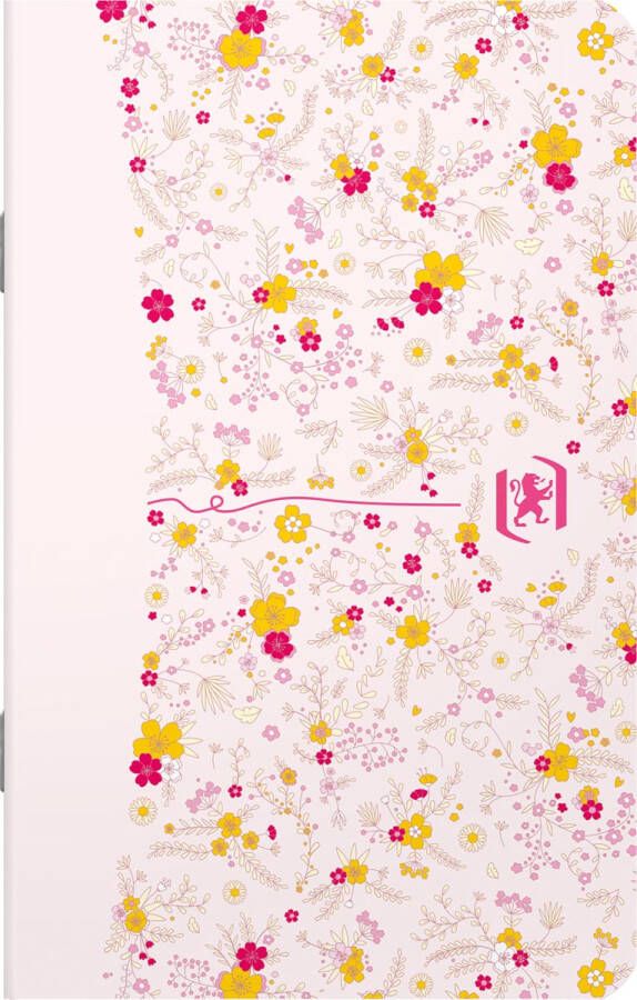 HAMELIN OXFORD Floral notitieboekje 90x140mm gelijnd 30 vel 90g soepele kartonnen kaft assorti