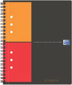 Oxford INTERNATIONAL activebook 160 bladzijden ft A5+ geruit 5 mm