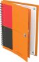 Oxford INTERNATIONAL meetingbook connect stevige kartonnen kaft oranje 160 bladzijden ft B5 gelijnd - Thumbnail 3