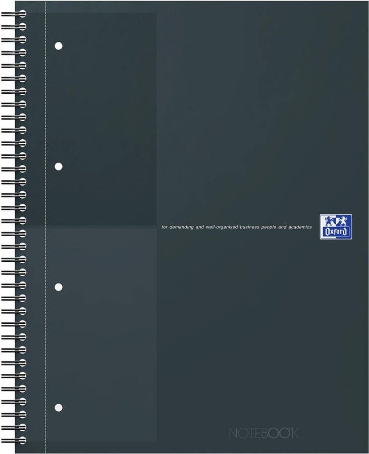 Oxford INTERNATIONAL Notebook Actie 30 jaar 160 bladzijden ft A4+ gelijnd zwart